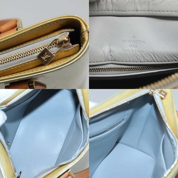 LOUIS VUITTON Monogram Vernis Houston Hand Bag Gris M91053 - Picture 11 of 12